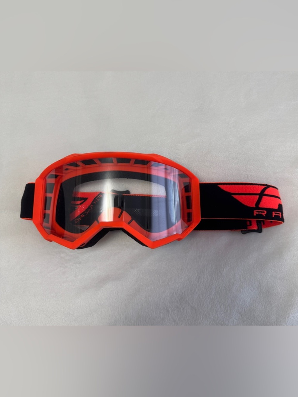 Fly Racing Focus MX Moto Goggle Orange - Picture 2 of 5